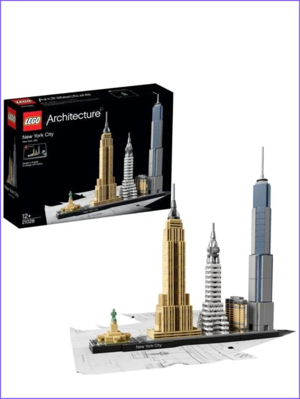 Lego   Architecture New York City Model Kit 21028 Skylines New In Box